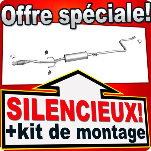 Silencieux intermédiaire pour - silencieux,
