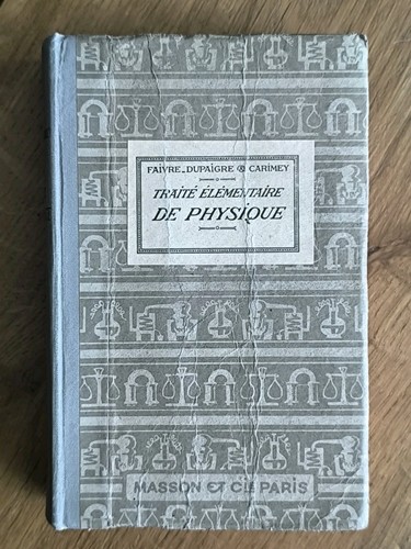Livre scolaire ancien - scolaire, traité