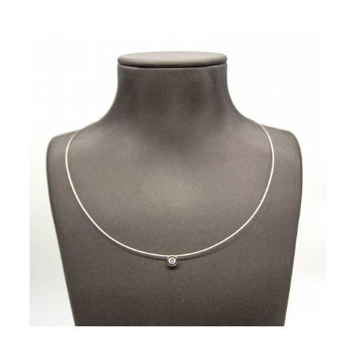 Collier solitaire diamant - collier, en