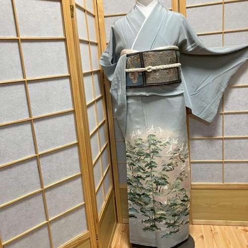 7496 kimono japonais tomesode - kimono,