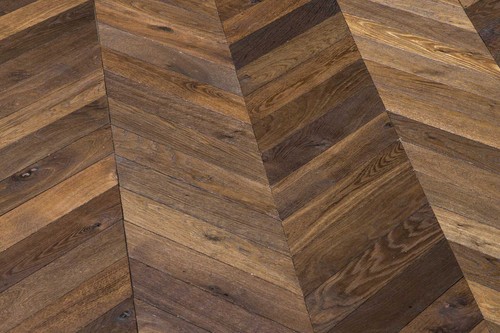 Parquet massif point de - massif,