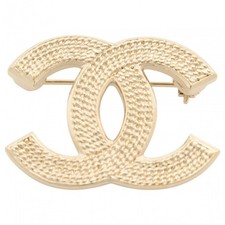 Auth CHANEL Coco Mark Brooch