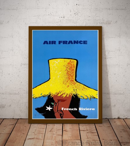 Poster affiche air france - air,