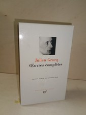 Livre Pleiade Julien GRACQ Œuvres Complètes I 1989