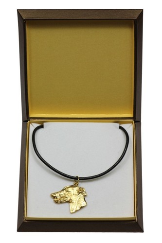 Collier pour whippet - or,