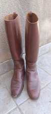 Bottes d'équitation Vintage Cuir Taille 38