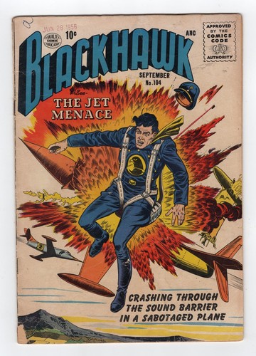 1956 blackhawk 104 1st - dc, app