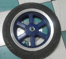 ROUE JANTE 6 branches AVANT LEONE 50 SCOOTER pneu 120/70-12 bon etat