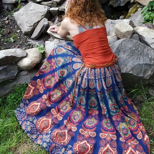Jupe boho inde - jupe,