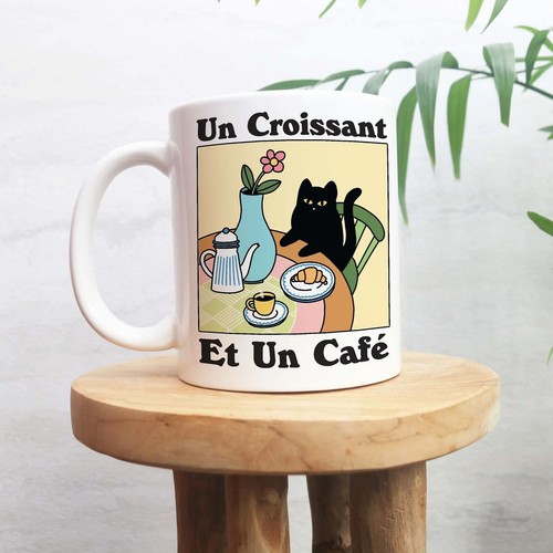 Croissant coffee mug - un,