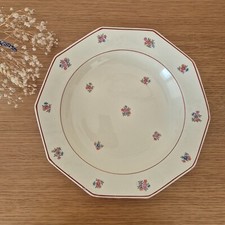 Vintage and authentic french presentation plate "hamage & moulin des loups"