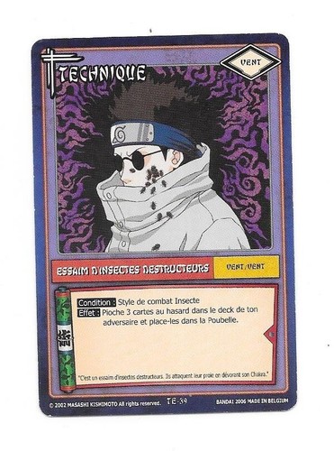 Carte naruto 2006 essaim - naruto,