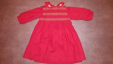 Adorable robe rouge JACADI 12