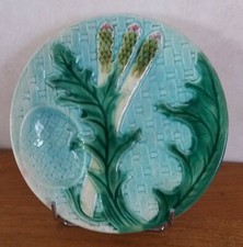 Assiette à asperges ancienne