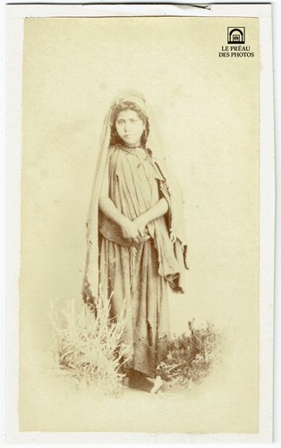 Cdv tunisie 1880 type jeune - tunisie,