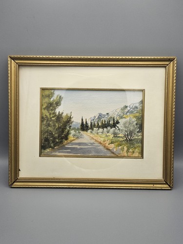 Aquarelle signée bourelly - f.,