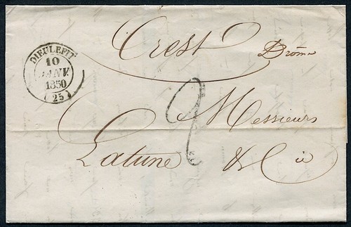 Marque postale de - -,