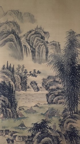 P1632 vintage kakejiku - p1632,