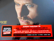 JOHNNY HALLYDAY.   Johnny 70.    Super Deluxe.  Coffret 25 Cm.   4 x CDs