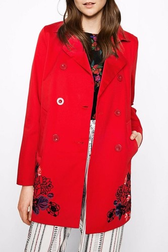 Desigual norma red coat - desigual,