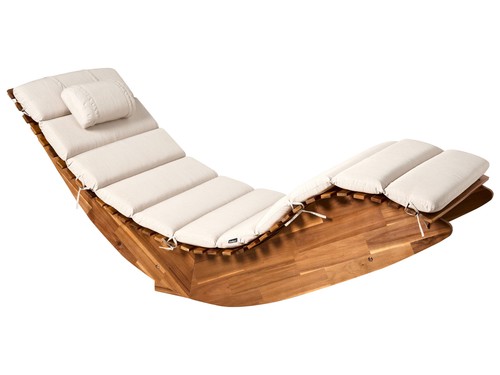 Chaise longue bascule de - longue, à