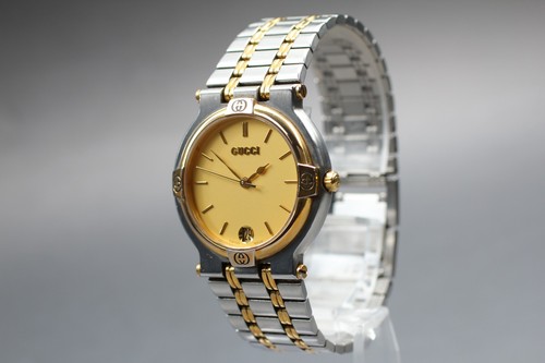 Montre homme gucci 9000m - or,