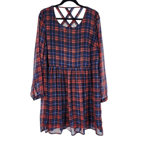 City chic plaid check out - city,