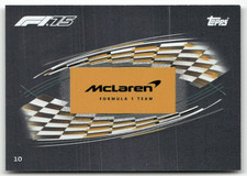 Topps F1 Turbo Attax 2025 Formule 1 No. 10 McLaren Équipe De Formule 1 Logo