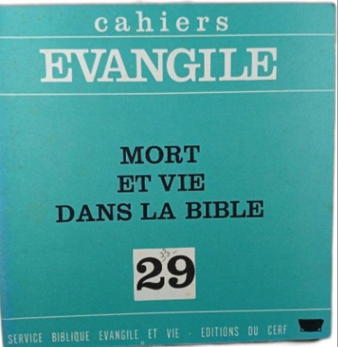 Cahiers évangile mort et - cahiers,