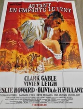 Autant en Emporte le Vent Affiche Poster 120x160cm 47"63 Ressortie 80' E286