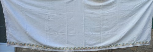 Grand tissu ecru - grand,