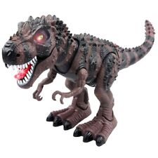 T-Rex Dinosaure Géant 45cm Marron Lumières Sons Mouvements Figurine Jouet