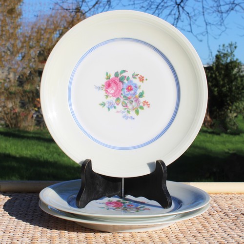 Lot assiettes plates - 3,