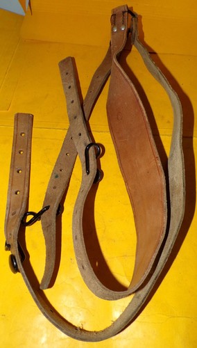 Brelage cuir militaire - cuir, de