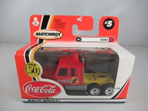 Matchbox scania t142 - scania, cola