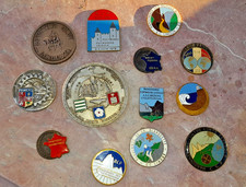 13 MEDAILLES  CYCLOTOURISME 1970.1980  VELO CORSE ALSACE AUDE