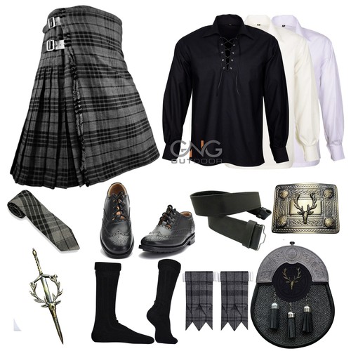 Ensemble kilt écossais - ensemble,