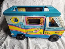 Vintage barbie beach bus van - barbie,