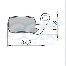 Plaquette frein vtt 29 clarks