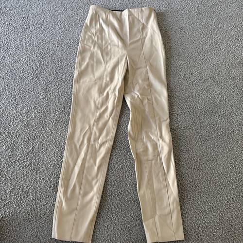 Zara faux leggings beige - sz, s