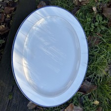 Bernardaud nuage Azur 1 Grand Plat Viande Volaille Porcelaine Limoges Bernardeau