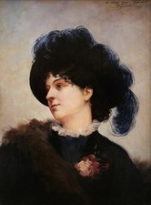 Tableau encadré portrait