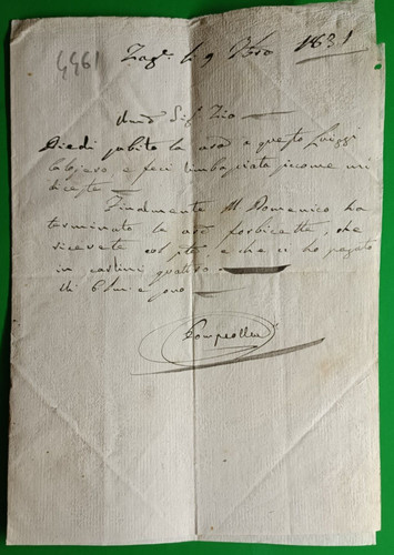 Xixe siècle lettre écrit - Écrit, À