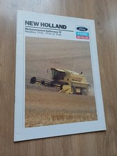 BROCHURE TRACTEUR MOISSONNEUSE FORD NEW HOLLAND TF PROSPEKT TRAKTOR 