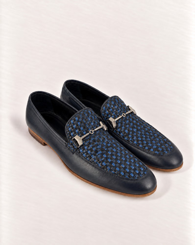 Mocassins homme cuir - , tressé