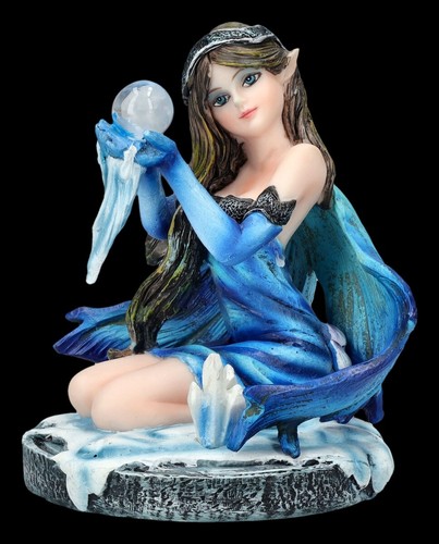 Figurine elfe petite bleue - figurine,