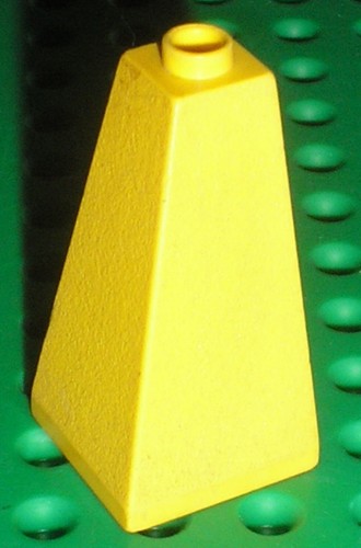 Lego castle yellow slope - lego, brick