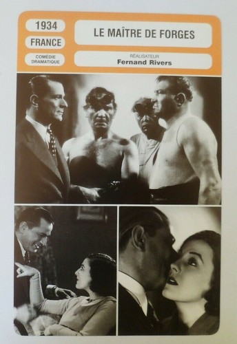 Carte fiche cinema - carte,