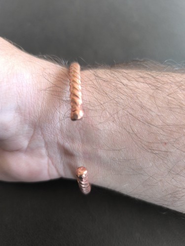 Bracelet cuivre africain - bracelet, en