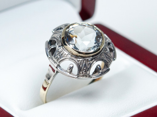 Bague art déco antique - antique, 8k